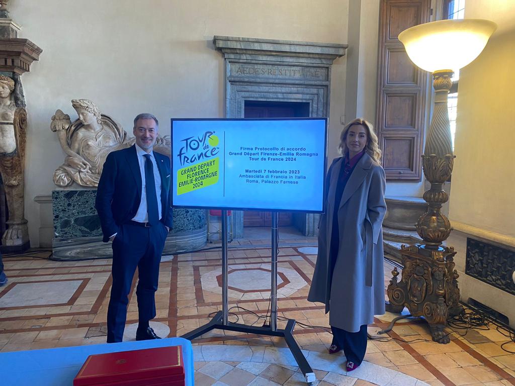 FIRMATO A ROMA IL PROTOCOLLO PER LA GRAND DEPART DEL TOUR DE FRANCE
