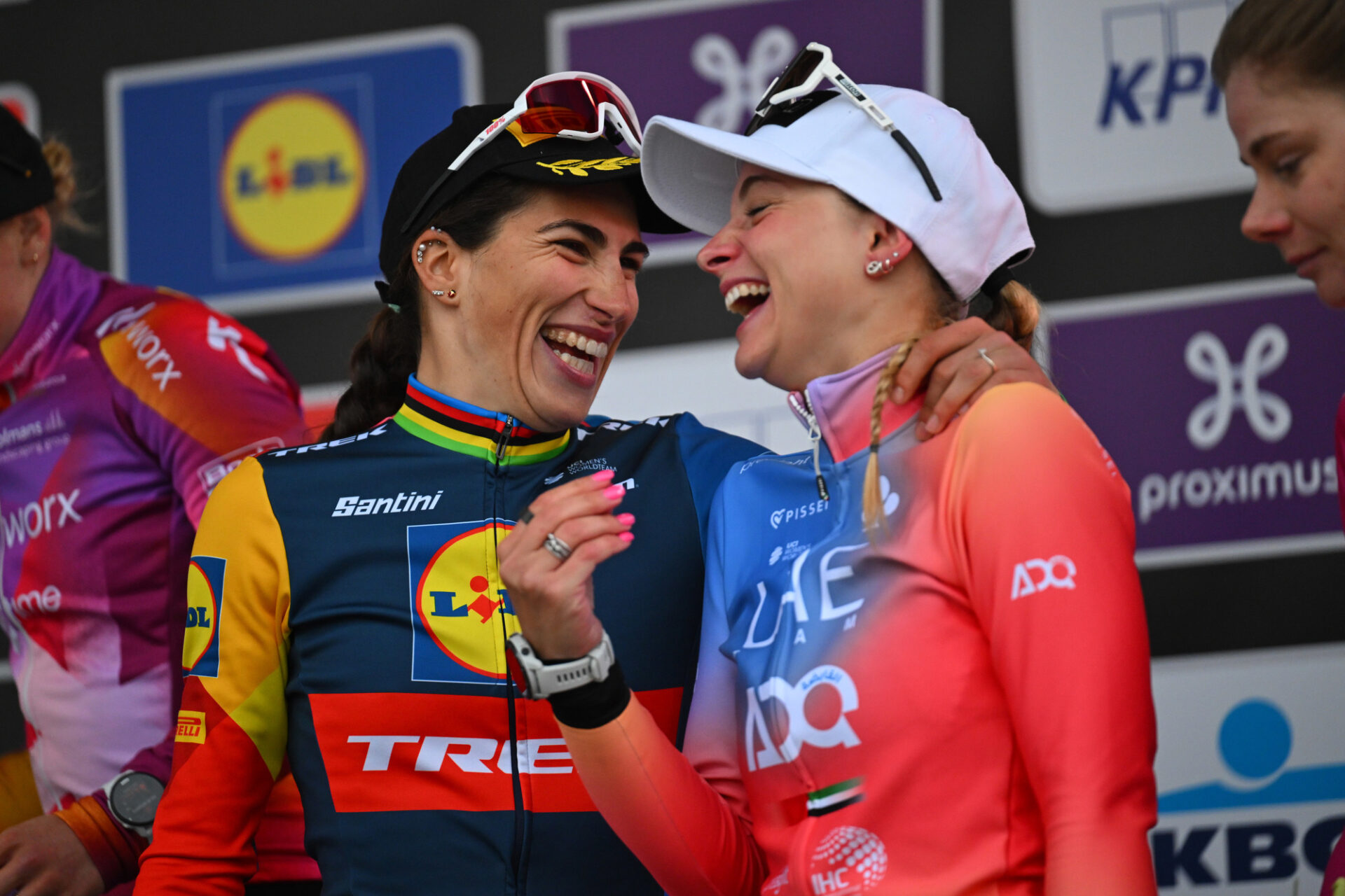 ELISA BALSAMO, 2^, CONSONNI 3^,  A WEVELGEM DONNE