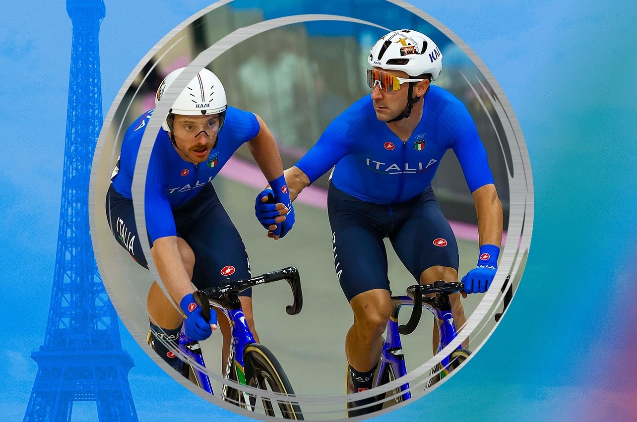 PARIS2024: CONSONNI E VIVIANI SONO ARGENTO NELLA MADISON
