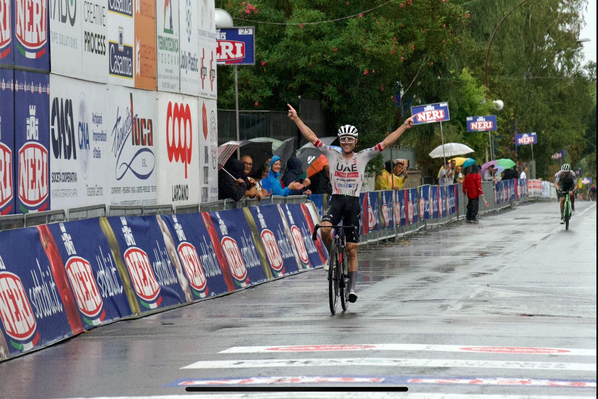 MARC HIRSCHI PIU’ FORTE DELLA PIOGGIA A LARCIANO