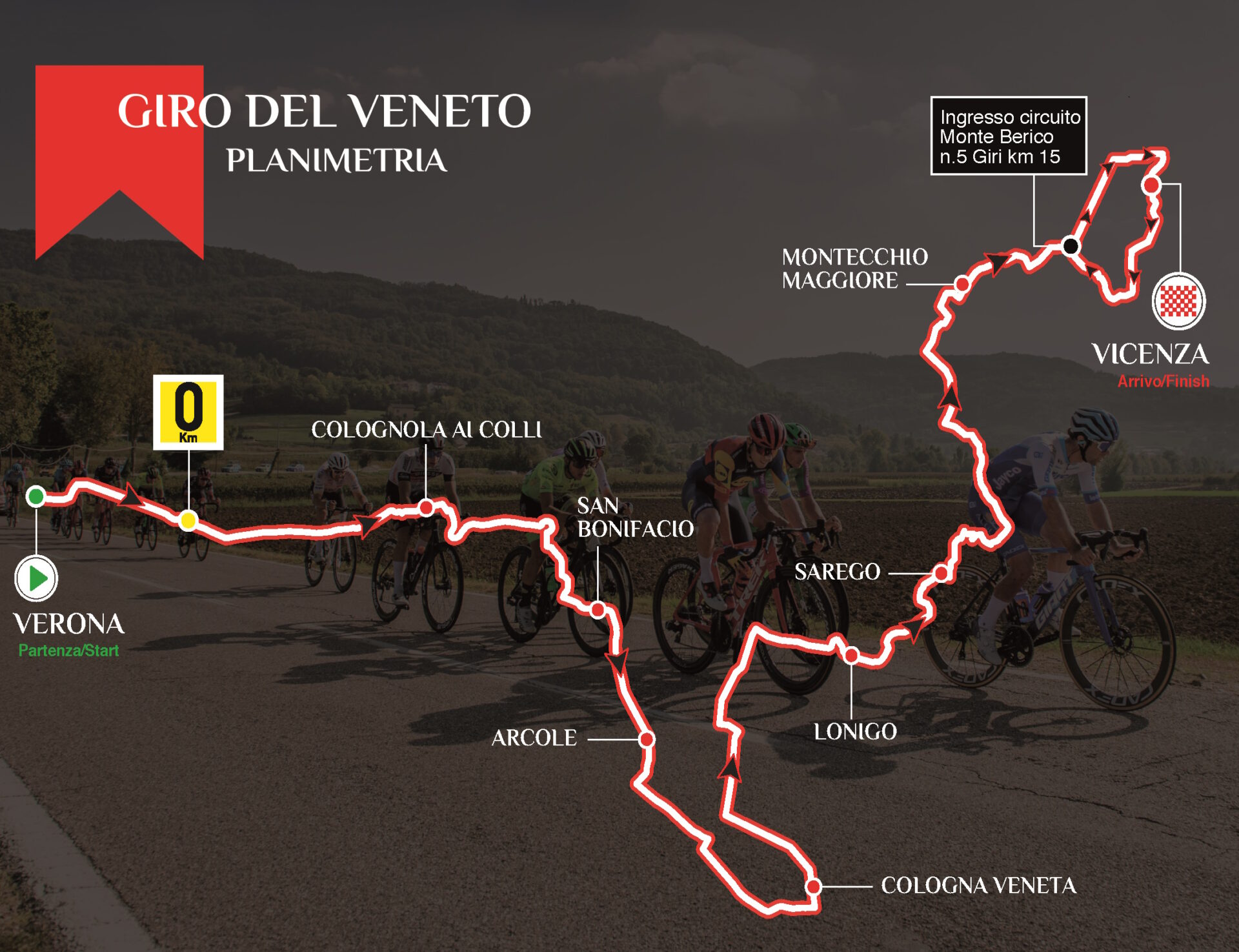 IL GIRO DEL VENETO 2024. SVELATO IL PERCORSO
