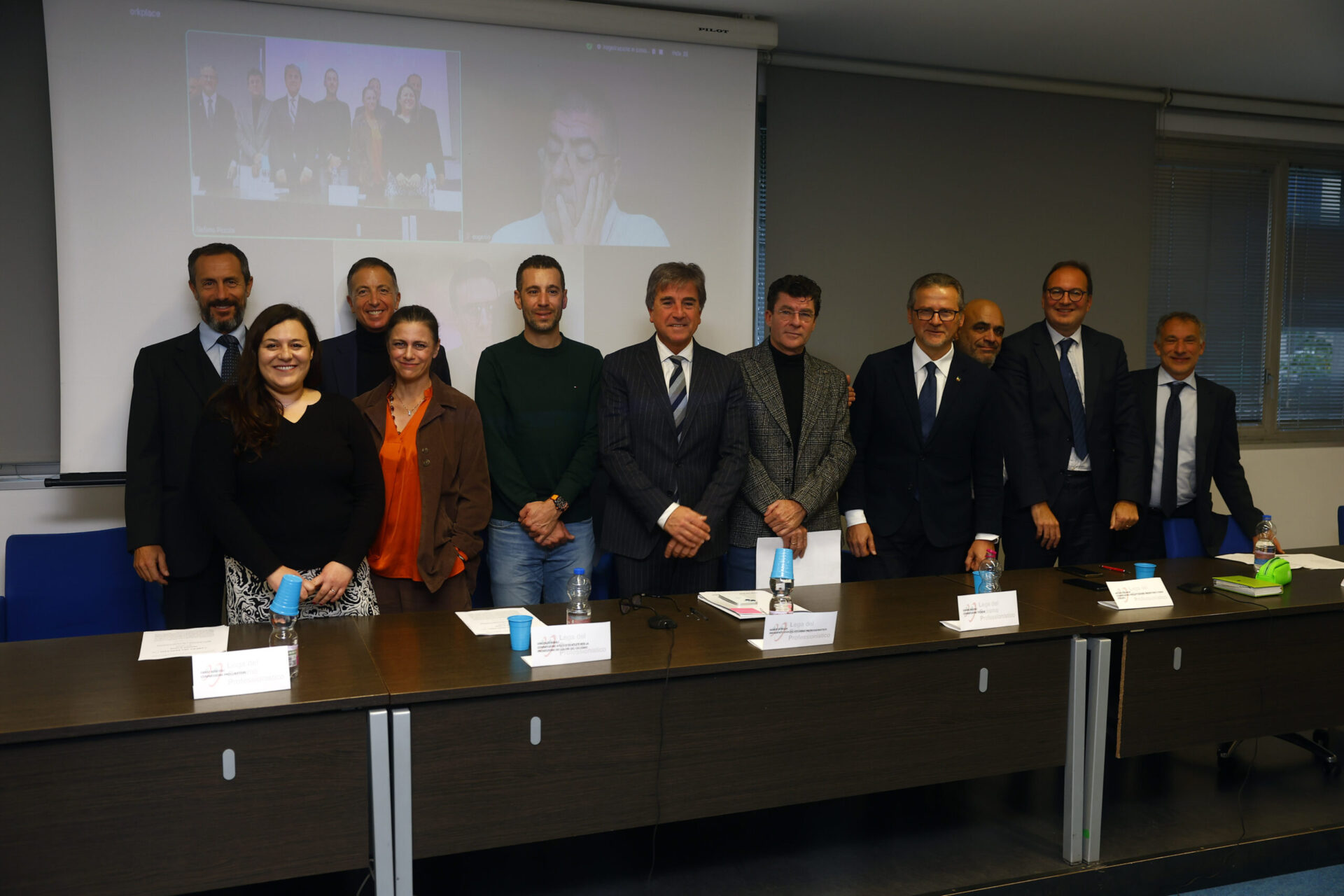 IL SALUTO ALLE COMMISSIONI DI LEGA DA LA RUSSA E FONTANA