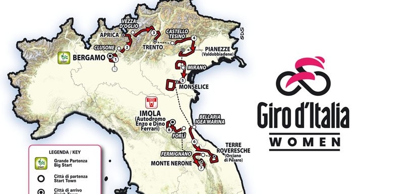 GIRO D’ITALIA WOMEN 2025: PRESENTATO IL PERCORSO