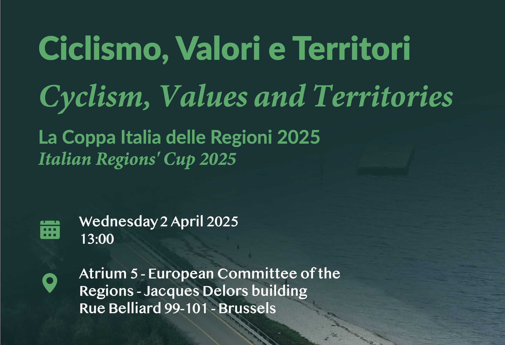 A Bruxelles la presentazione di “Ciclismo, Valori e Territori”: sport, inclusione e promozione dei territori