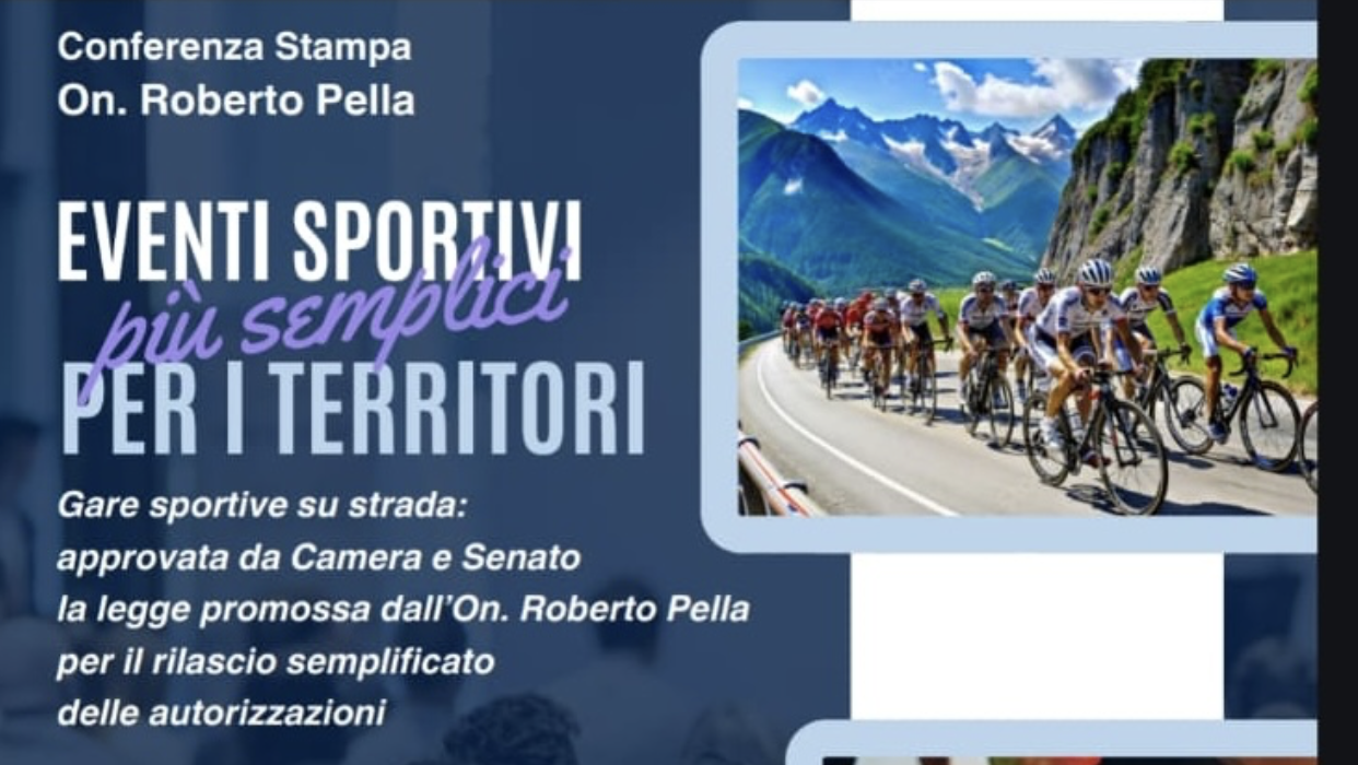DOMANI LA CONFERENZA STAMPA “EVENTI SPORTIVI PIU’ SEMPLICI PER I TERRITORI” 